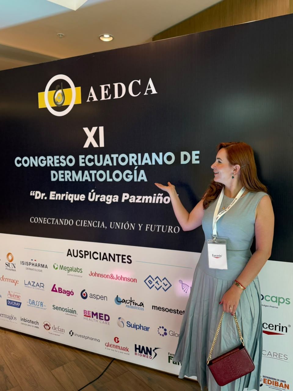 La Dra. Belén Mendoza en el XI Congreso Ecuatoriano de Dermatología