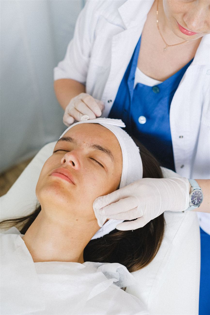 Limpieza facial en consultorio